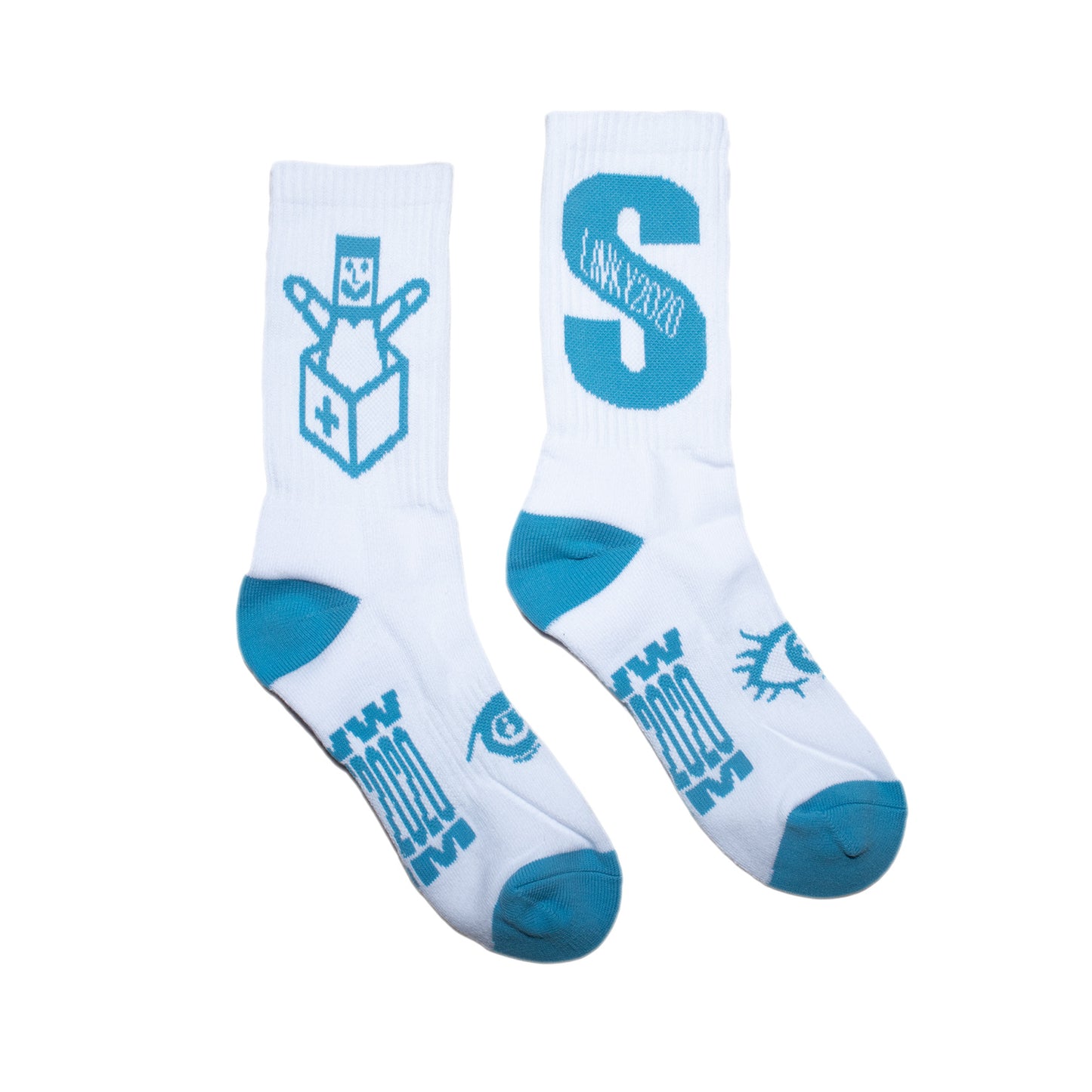 More is More Socks - White