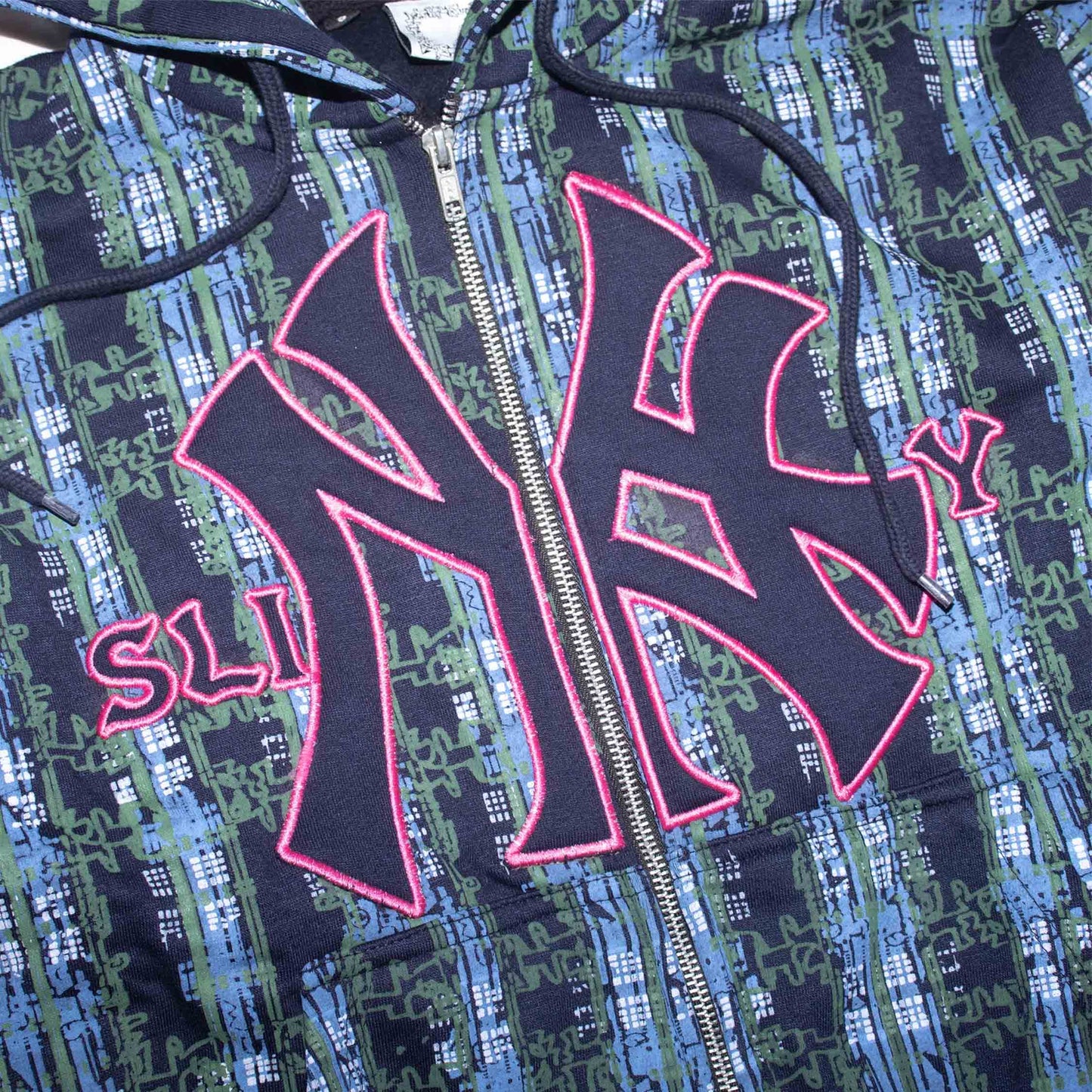 Slinky - Yankees Bootleg Plaid Zip Hood