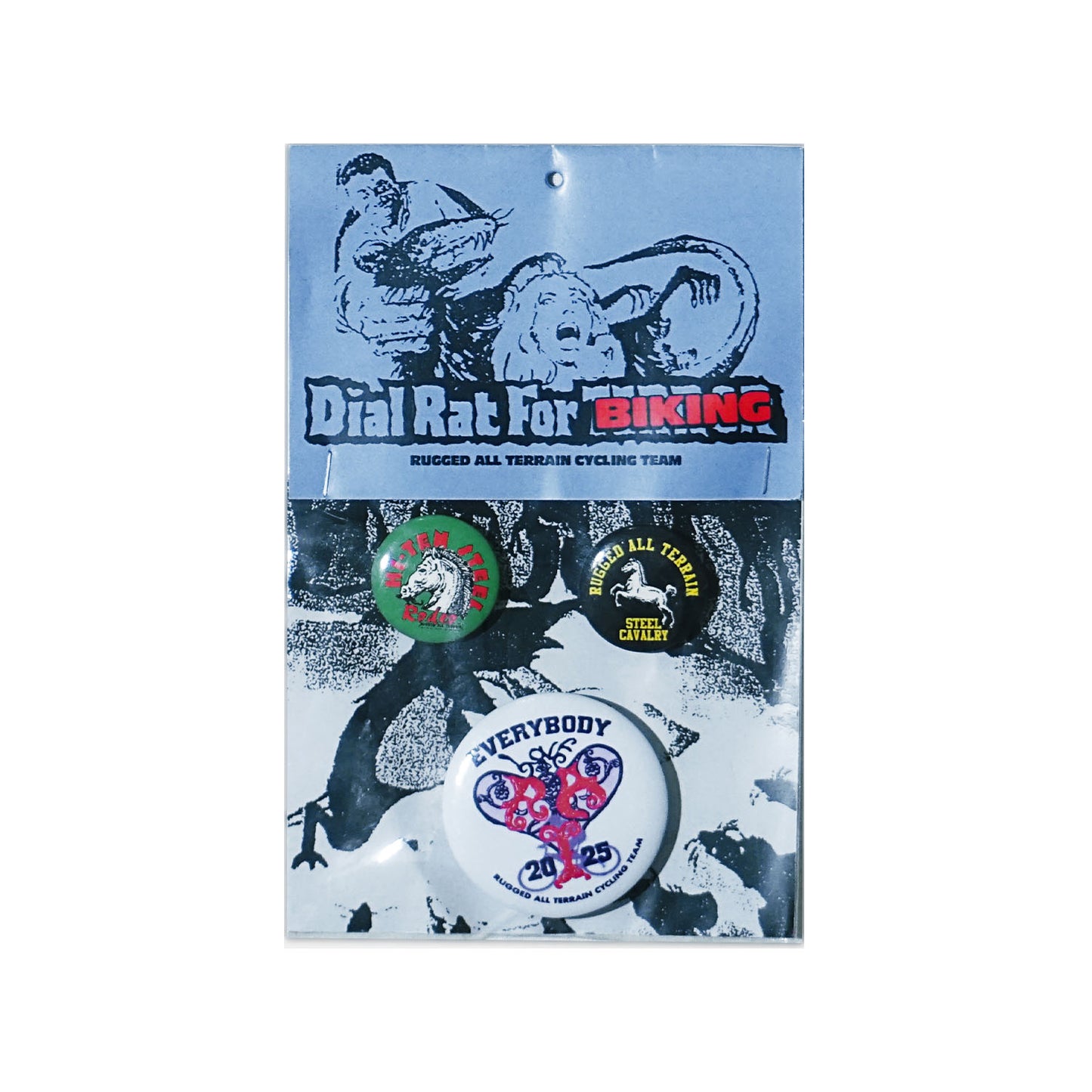 Rugged All Terrain - Pin Set Blue