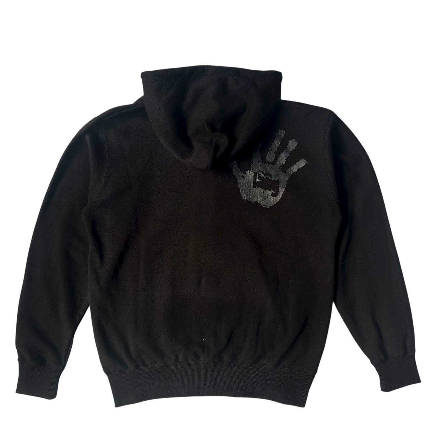 LAUG YOKOZUNA HAND ZIP HOODIE BLACK