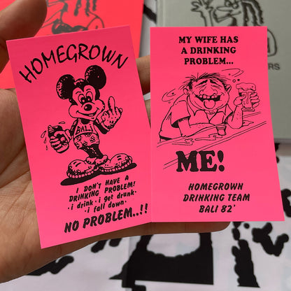Homegrown - Bali Party Flyer 1982 - 2002