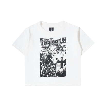 Travelling - Posterized Women Tee
