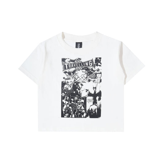 Travelling - Posterized Women Tee