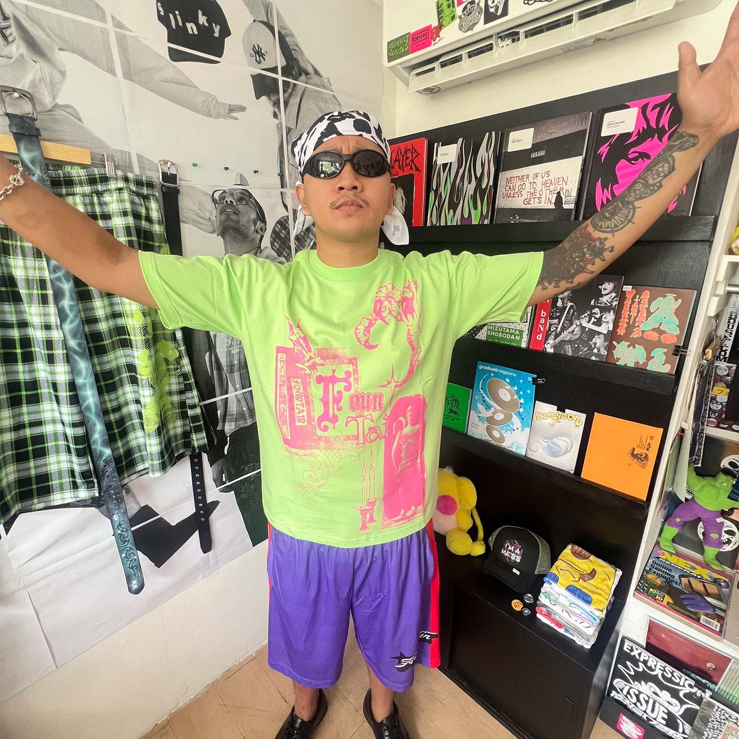 Fountain - Twisted My Neon Man T-shirt