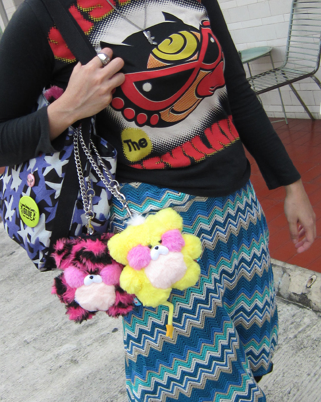 Topaz Monkey Snoozle Wallet Chain