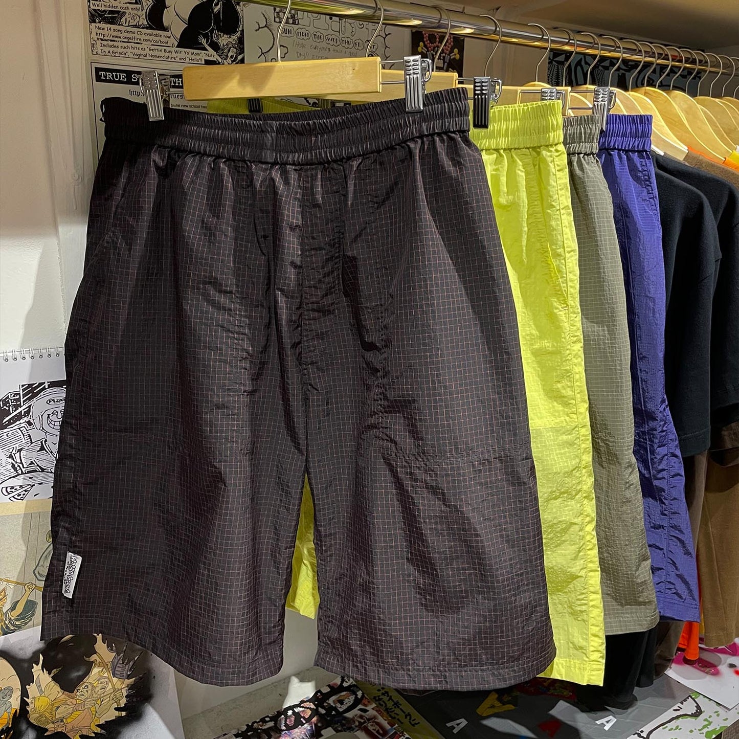 Weirdgarms - Nylon Pants Neon Green