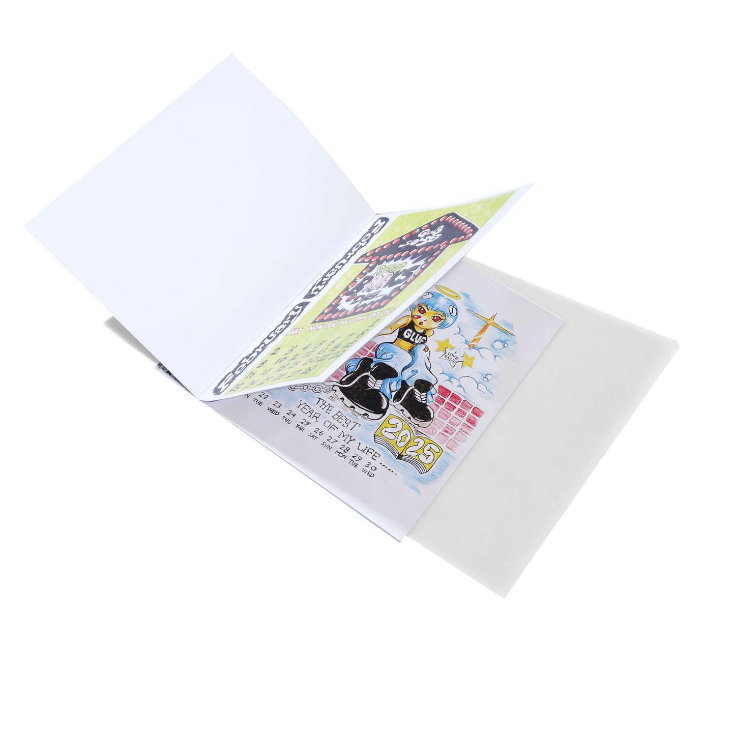 Bookmark Calendar 2025