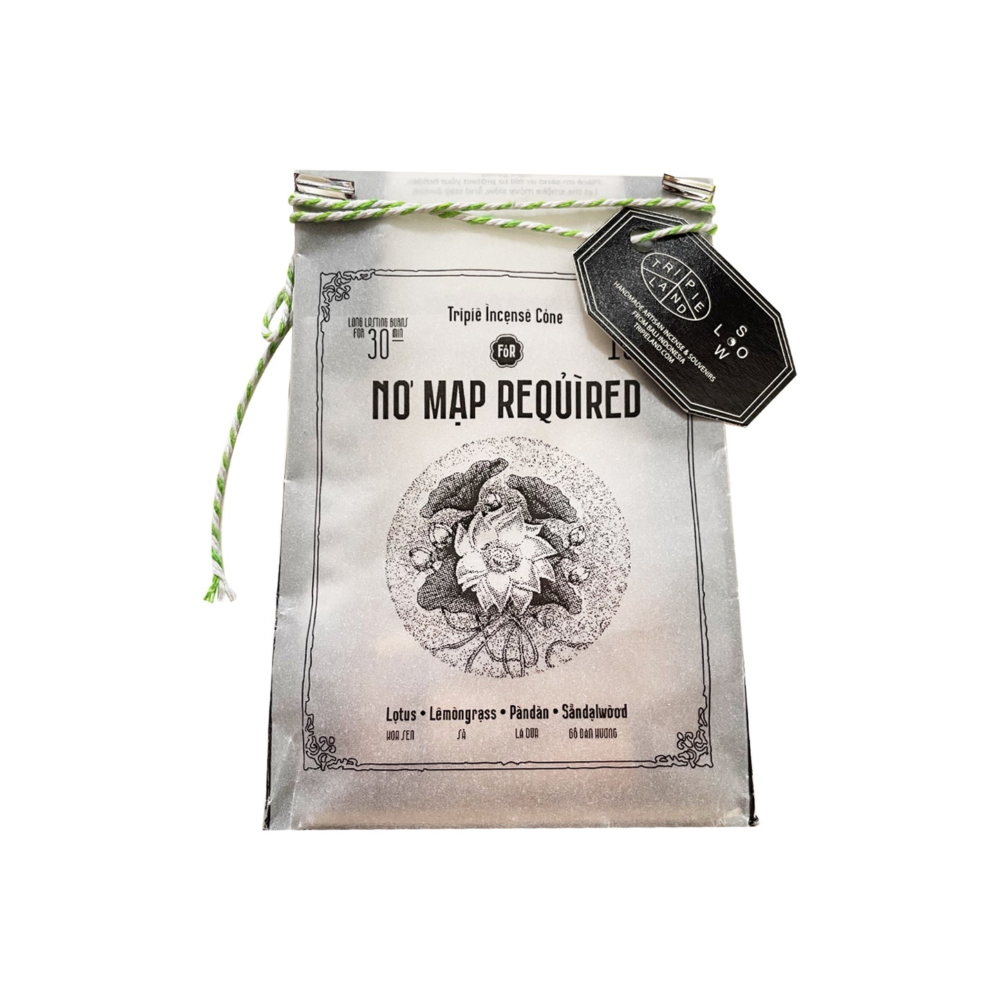 No Map Required - Tripie Incense Cone