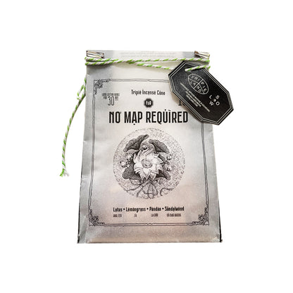 No Map Required - Tripie Incense Cone