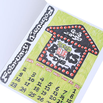 Bookmark Calendar 2025