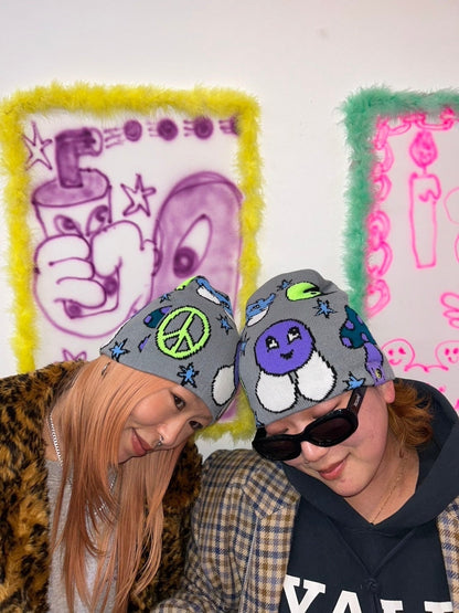 Ishibashi Yumi - All-Over Pattern Beanie