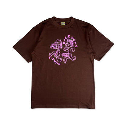 Blue Boyz x Lolas - 'Bolt Chaser' Tee (BROWN)
