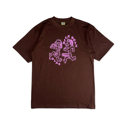 Blue Boyz x Lolas - 'Bolt Chaser' Tee (BROWN)