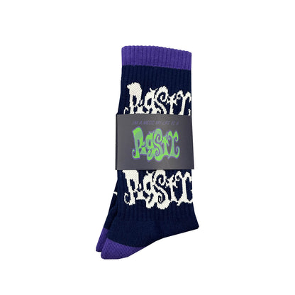 Pigsty - Logo Socks Blue