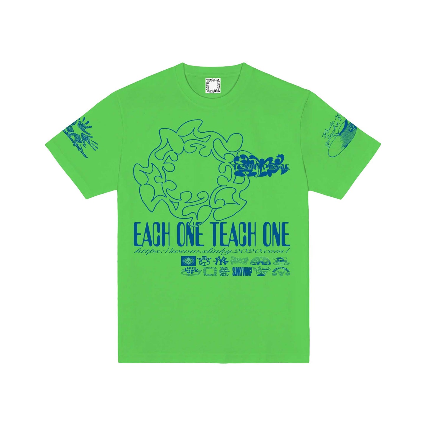 Slinky - Each One Teach One Tee Lime