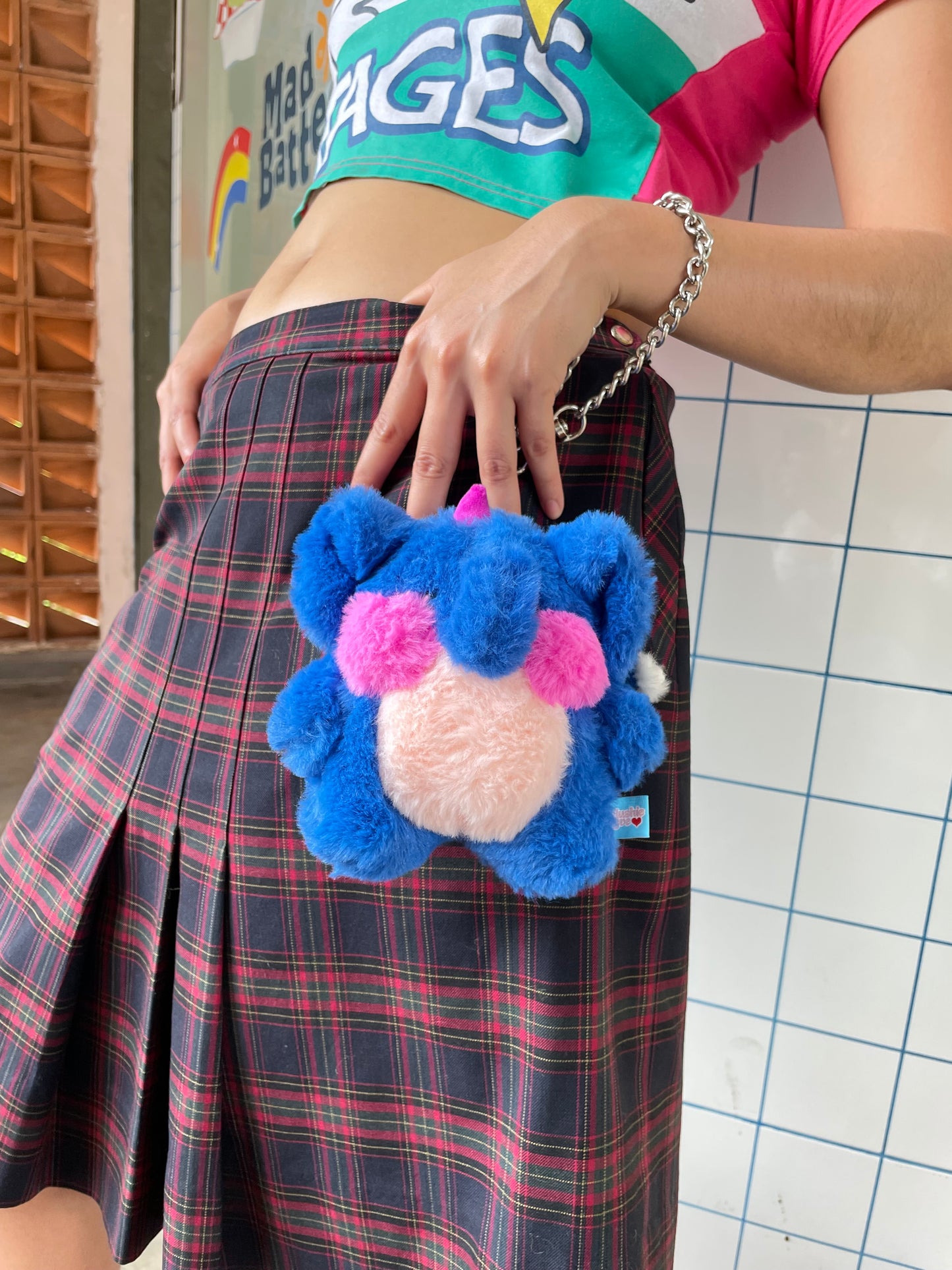 Sapphire Elephant Snoozle Wallet Chain