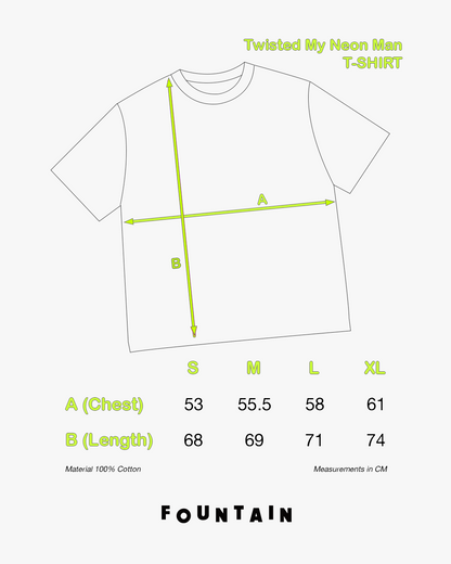 Fountain - Twisted My Neon Man T-shirt