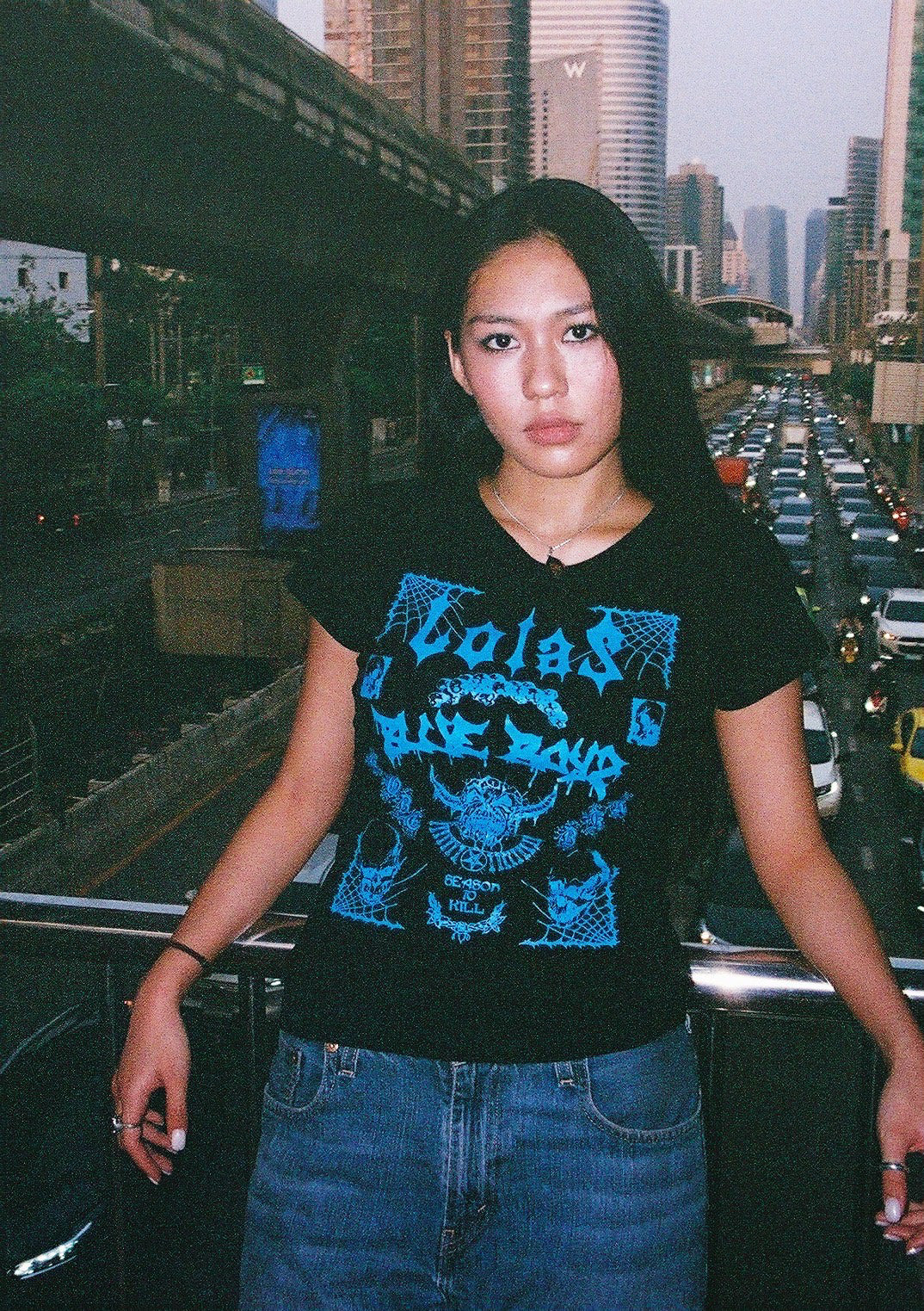 Blue Boyz x Lolas - 'Season 2 Kill' Baby Tee (BLACK)