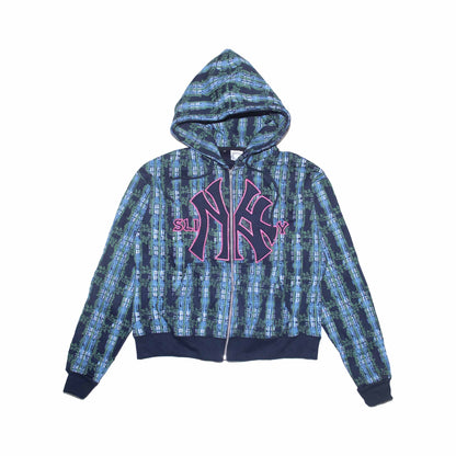 Slinky - Yankees Bootleg Plaid Zip Hood