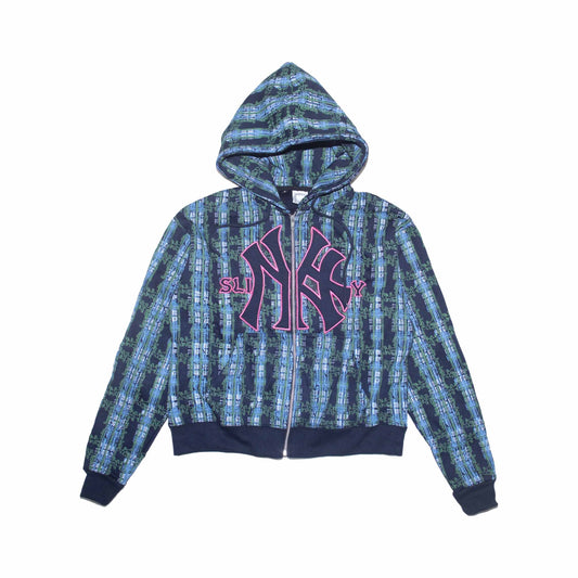 Slinky - Yankees Bootleg Plaid Zip Hood