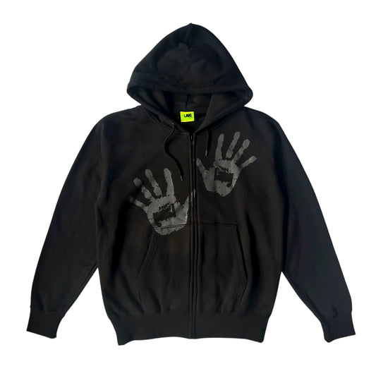 LAUG YOKOZUNA HAND ZIP HOODIE BLACK