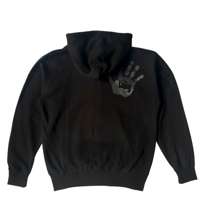 LAUG YOKOZUNA HAND ZIP HOODIE BLACK